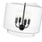 Millennium Lighting Mahannah 4Lt Pendant, Black