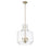 Millennium Lighting Mahannah 4Lt Pendant, Modern Gold