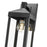 Millennium Lighting Yates 1Lt 14" Outdoor Wall Sconce, Black/Clear