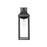 Millennium Lighting Yates 1Lt 22" Outdoor Wall Sconce, Black/Clear
