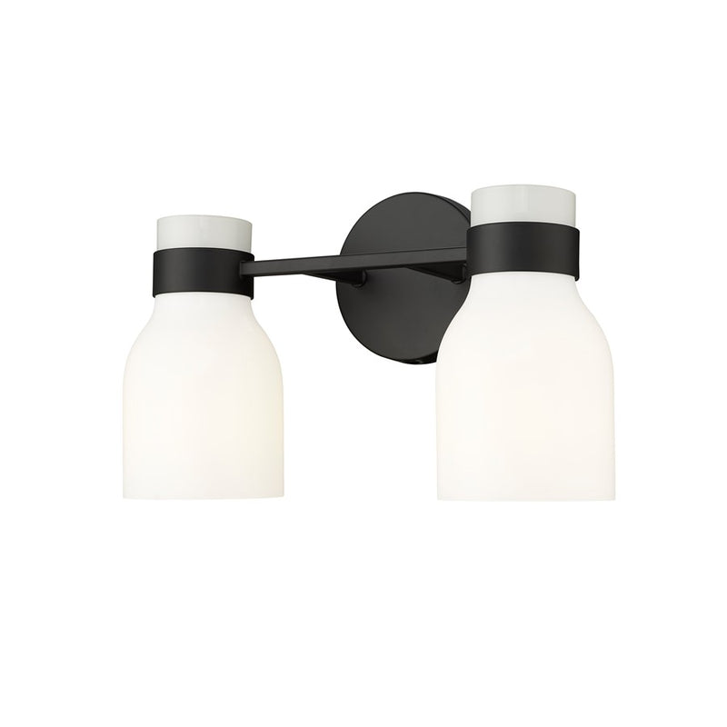 Millennium Lighting Corella 2Lt Vanity, Black