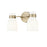Millennium Lighting Corella 2Lt Vanity, Modern Gold