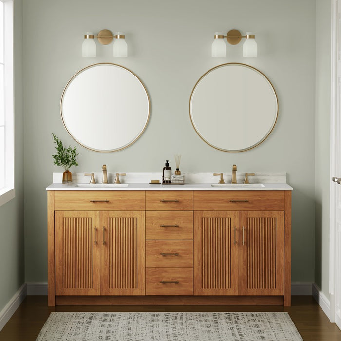 Millennium Lighting Corella 2Lt Vanity, Modern Gold
