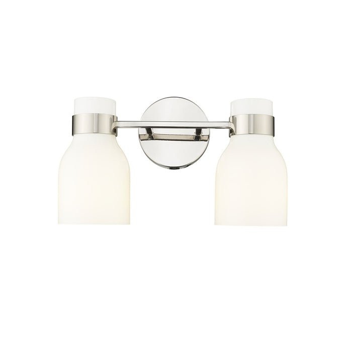 Millennium Lighting Corella 2Lt Vanity, Polished Nickel - 23002-PN