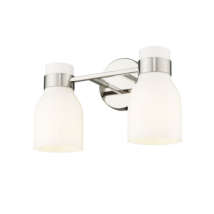 Millennium Lighting Corella 2Lt Vanity, Polished Nickel