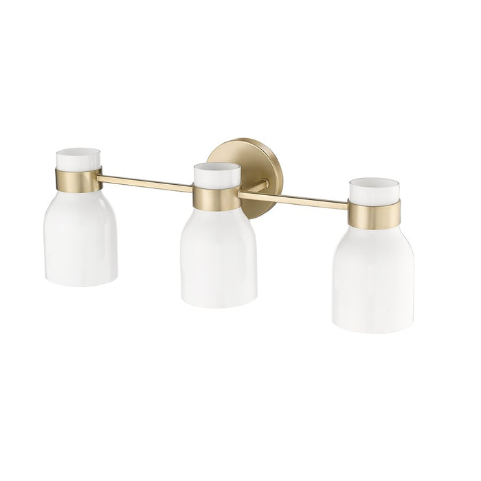 Millennium Lighting Corella 3Lt Vanity, Modern Gold/Opal