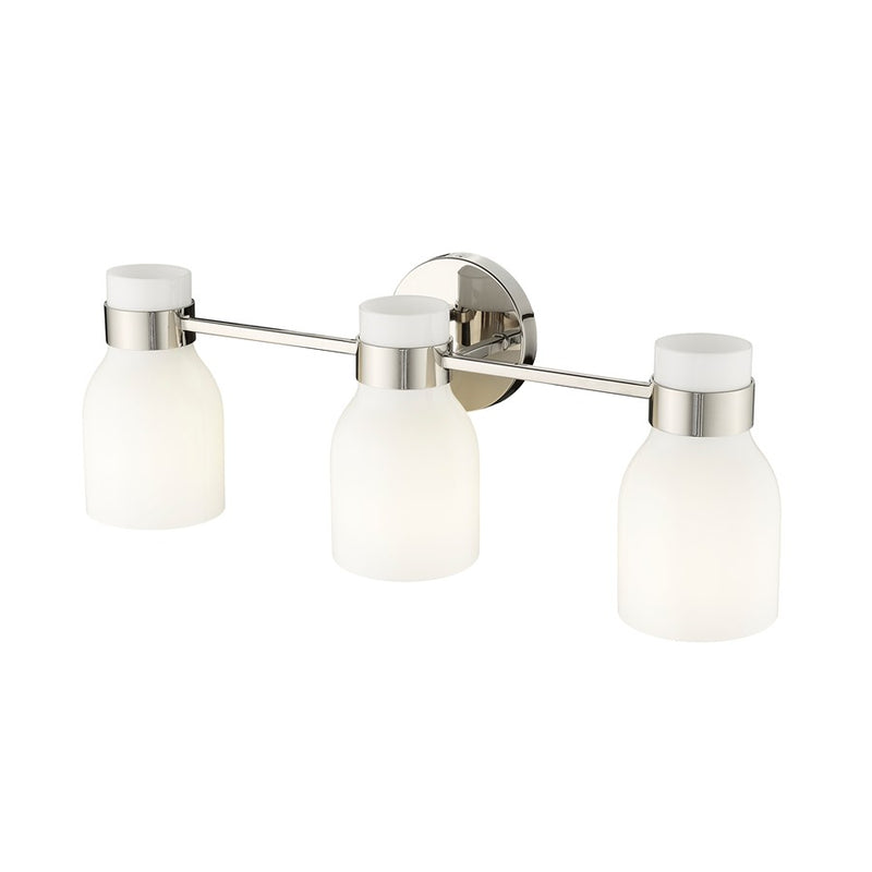 Millennium Lighting Corella 3Lt Vanity, Polished Nickel