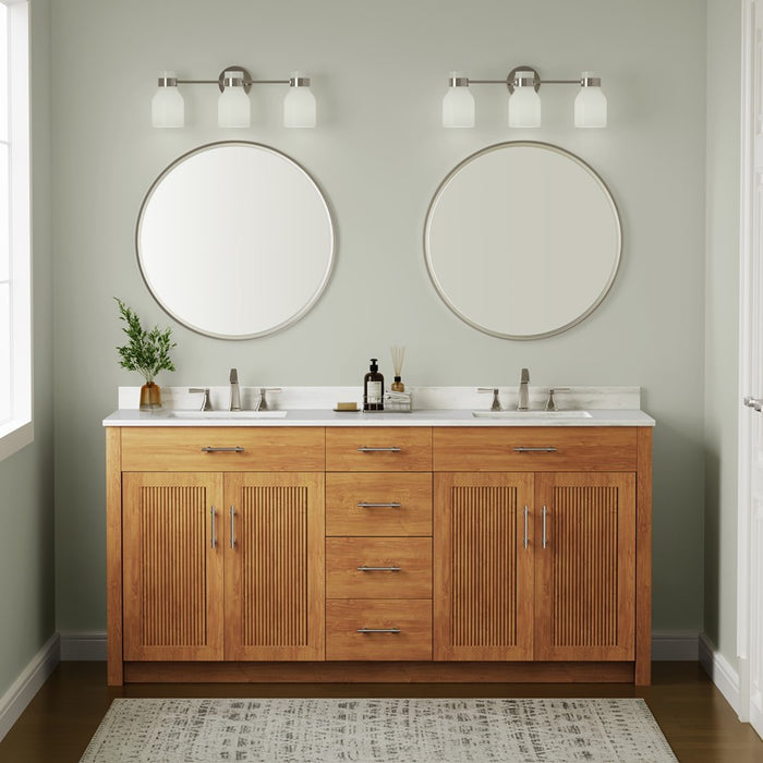 Millennium Lighting Corella 3Lt Vanity, Polished Nickel