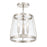 Millennium Adabella 3Lt Semi Flush Mount, Nickel/Clear - 230103-PN