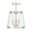 Millennium Adabella 3Lt Semi Flush Mount, Nickel/Clear