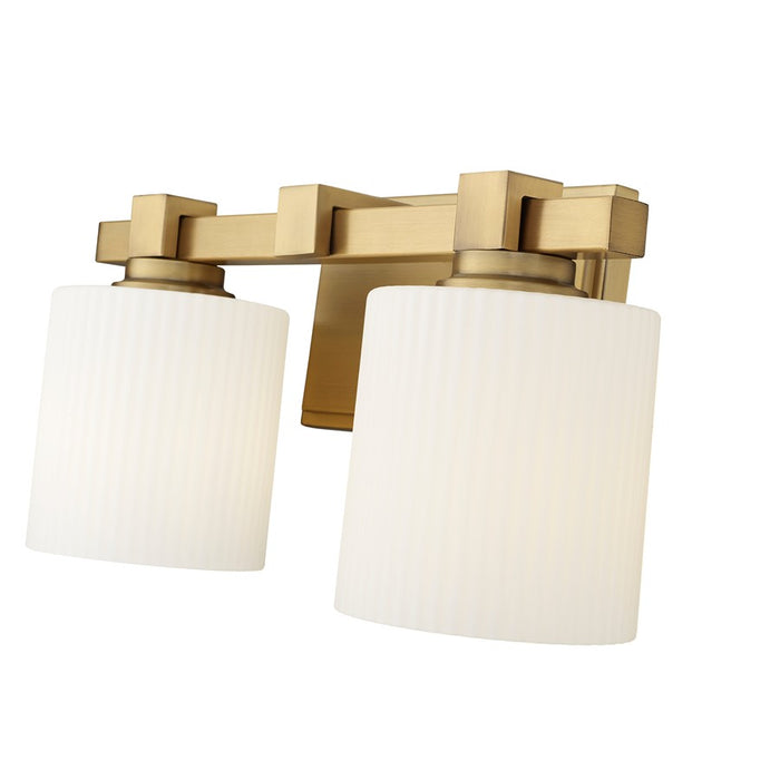 Millennium Lighting 2Lt Vanity, Vintage Brass