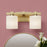 Millennium Lighting 2Lt Vanity, Vintage Brass