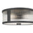 Millennium Lighting Ardezia 3Lt Flush Mount, Matte Black/Clear Ribbed