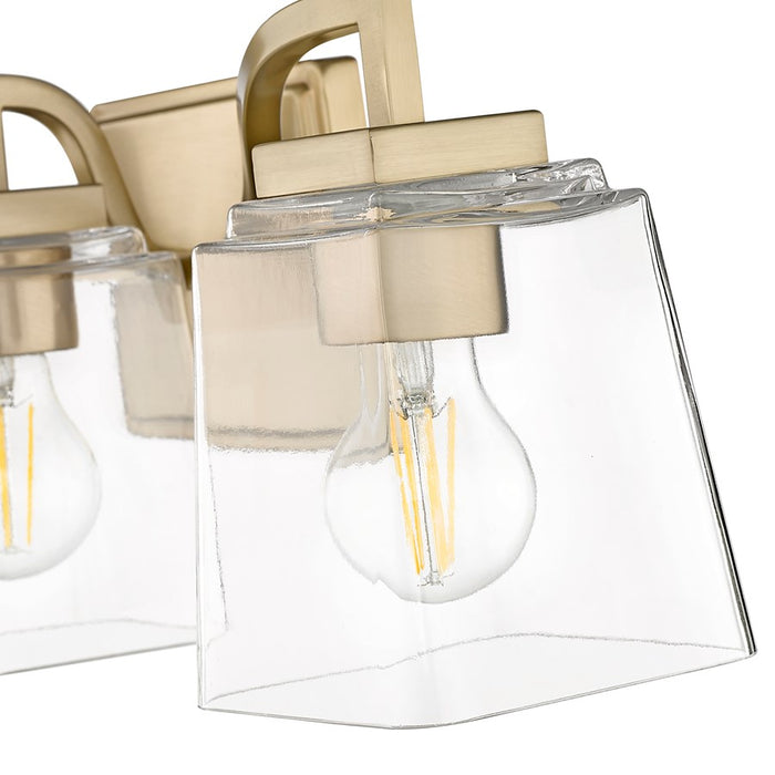 Millennium Lighting Avenna 3Lt Vanity, Modern Gold/Clear