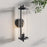Millennium Lighting Beckham 1Lt 18" Outdoor Sconce, Black/Clear