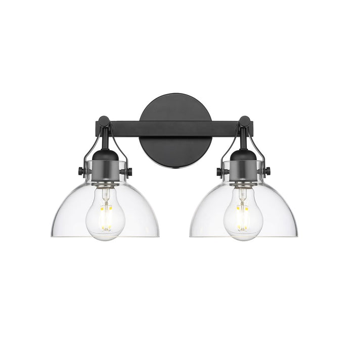 Millennium Lighting 2Lt 15" Vanity, Black - 24102-MB