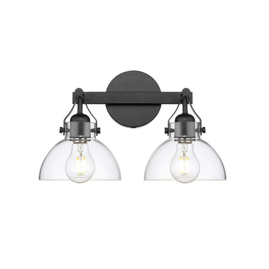Millennium Lighting 2Lt 15" Vanity, Black - 24102-MB