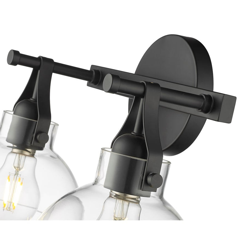 Millennium Lighting 2Lt 15" Vanity, Black