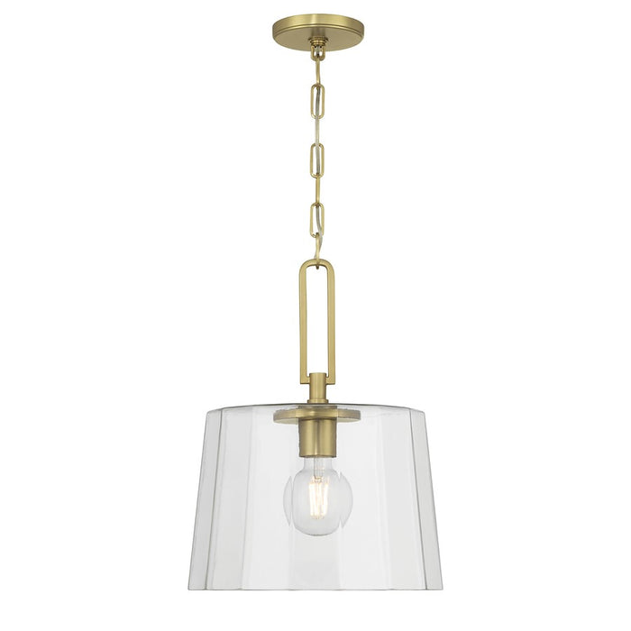 Millennium Lighting Diamara 1Lt Pendant, Vintage Brass/Clear