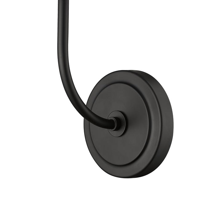 Millennium Lighting Ami 1Lt 7" Wall Sconce, Black/White