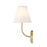 Millennium Lighting Ami 1Lt 7" Wall Sconce, Vintage Brass/White