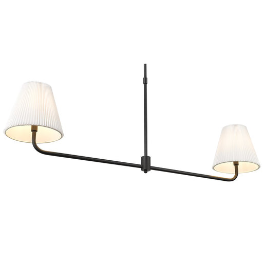 Millennium Lighting Ami 2Lt 48" Island, Black/White - 25102-MB