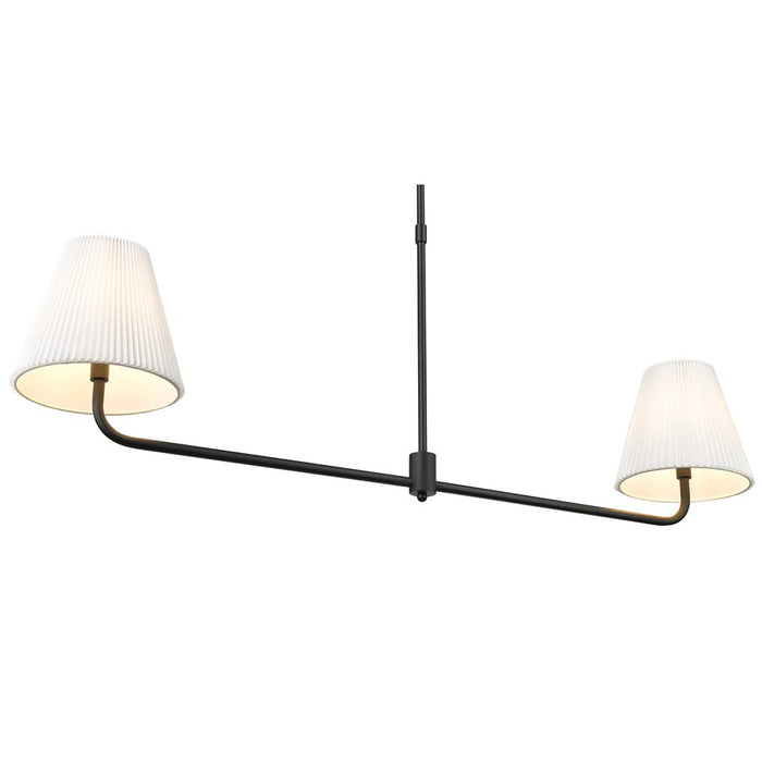 Millennium Lighting Ami 2Lt 48" Island, Black/White - 25102-MB