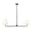 Millennium Lighting Ami 2Lt 48" Island, Black/White