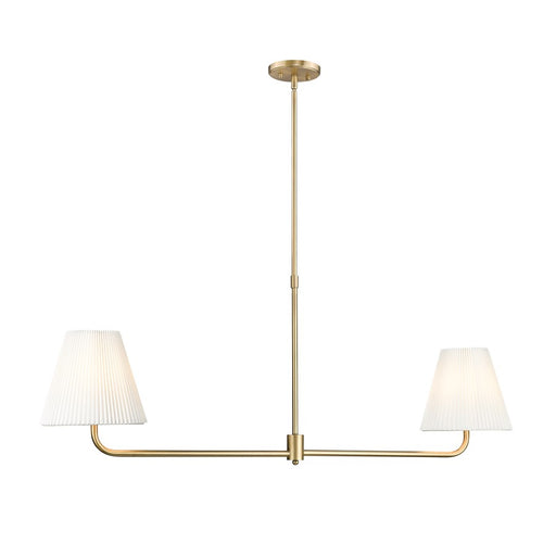 Millennium Lighting Ami 2Lt 48" Island, Vintage Brass/White