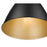 Millennium Lighting Kayman 1Lt 15" Pendant, Black/ Gold