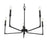 Millennium Lighting Azara 5Lt 28" Chandelier, Black