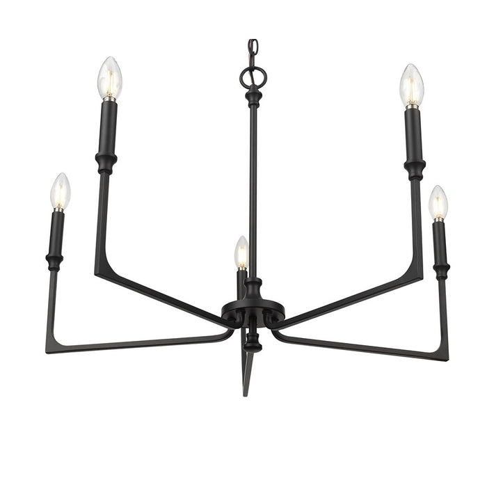 Millennium Lighting Azara 5Lt 28" Chandelier, Black