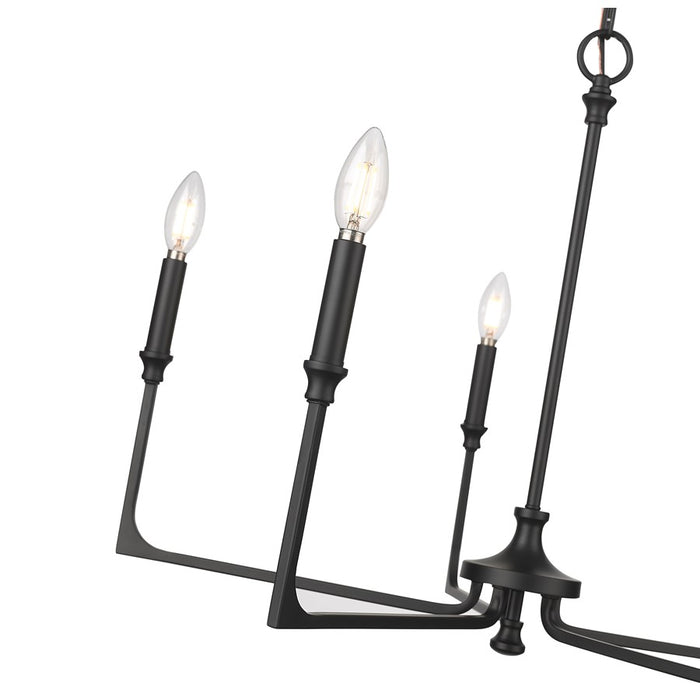 Millennium Lighting Azara 5Lt 28" Chandelier, Black