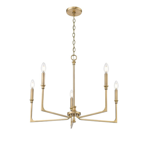 Millennium Lighting Azara 5Lt 28" Chandelier, Vintage Brass - 25305-VB