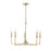Millennium Lighting Azara 5Lt 28" Chandelier, Vintage Brass