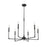 Millennium Lighting Azara 6Lt 32" Chandelier, Black - 25306-MB