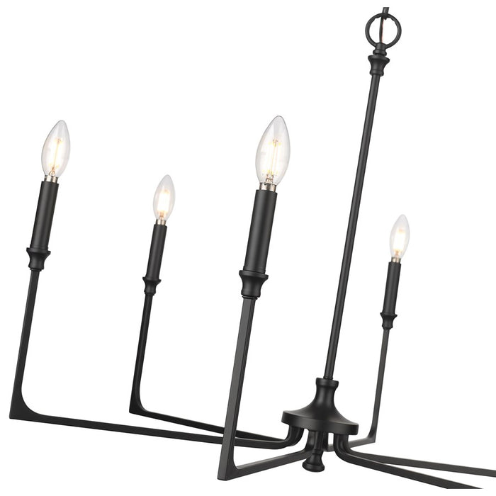 Millennium Lighting Azara 6Lt 32" Chandelier, Black