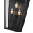 Millennium Lighting Arnold 3Lt Outdoor Wall Sconce, Coated Black