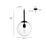 Millennium Lighting Kairo 1Lt 12" Pendant, Brushed Nickel/Clear