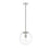 Millennium Lighting Kairo 1Lt 12" Pendant, Polished Nickel/Clear - 25401-PN