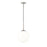 Millennium Lighting Kairo 1Lt 12" Pendant, Brushed Nickel/Shiny Opal