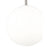 Millennium Lighting Kairo 1Lt 12" Pendant, Polished Nickel/Shiny Opal