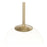 Millennium Lighting Kairo 1Lt 12" Pendant, Vintage Brass/Shiny Opal