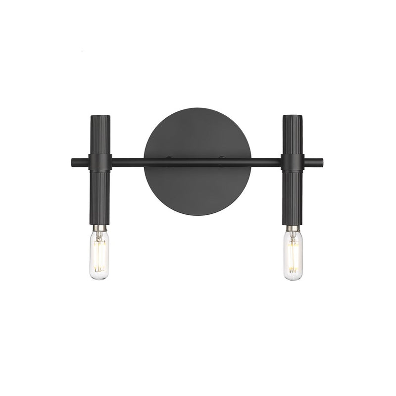 Millennium Lighting Skyva 2Lt 6" Vanity, Black