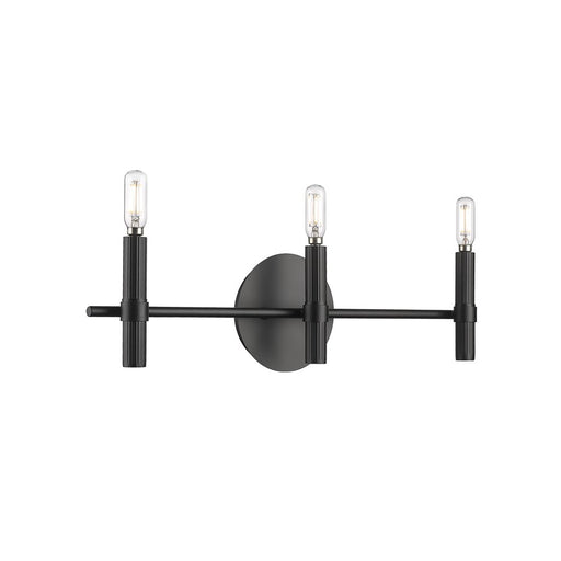 Millennium Lighting Skyva 3Lt 6" Vanity, Black - 25603-MB