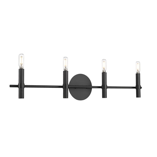 Millennium Lighting Skyva 4Lt 6" Vanity, Black - 25604-MB