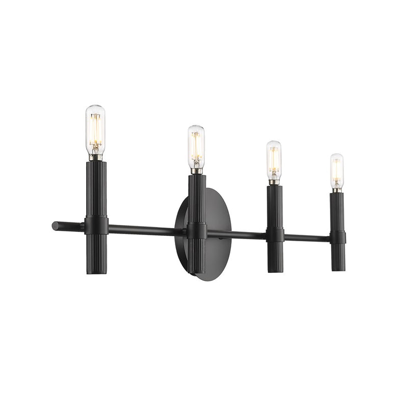 Millennium Lighting Skyva 4Lt 6" Vanity, Black