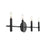 Millennium Lighting Skyva 4Lt 6" Vanity, Black