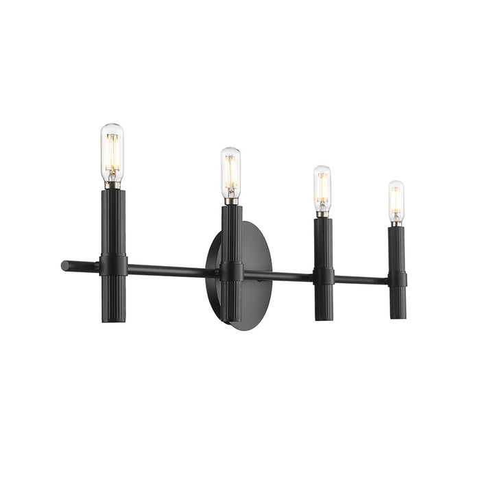 Millennium Lighting Skyva 4Lt 6" Vanity, Black