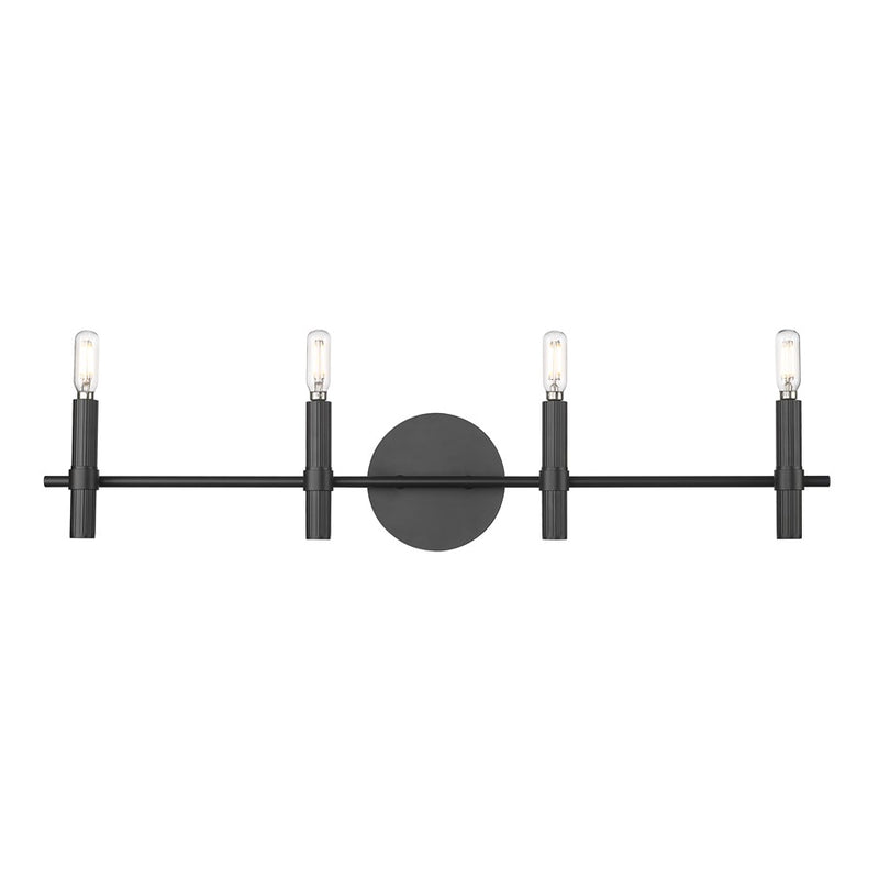 Millennium Lighting Skyva 4Lt 6" Vanity, Black